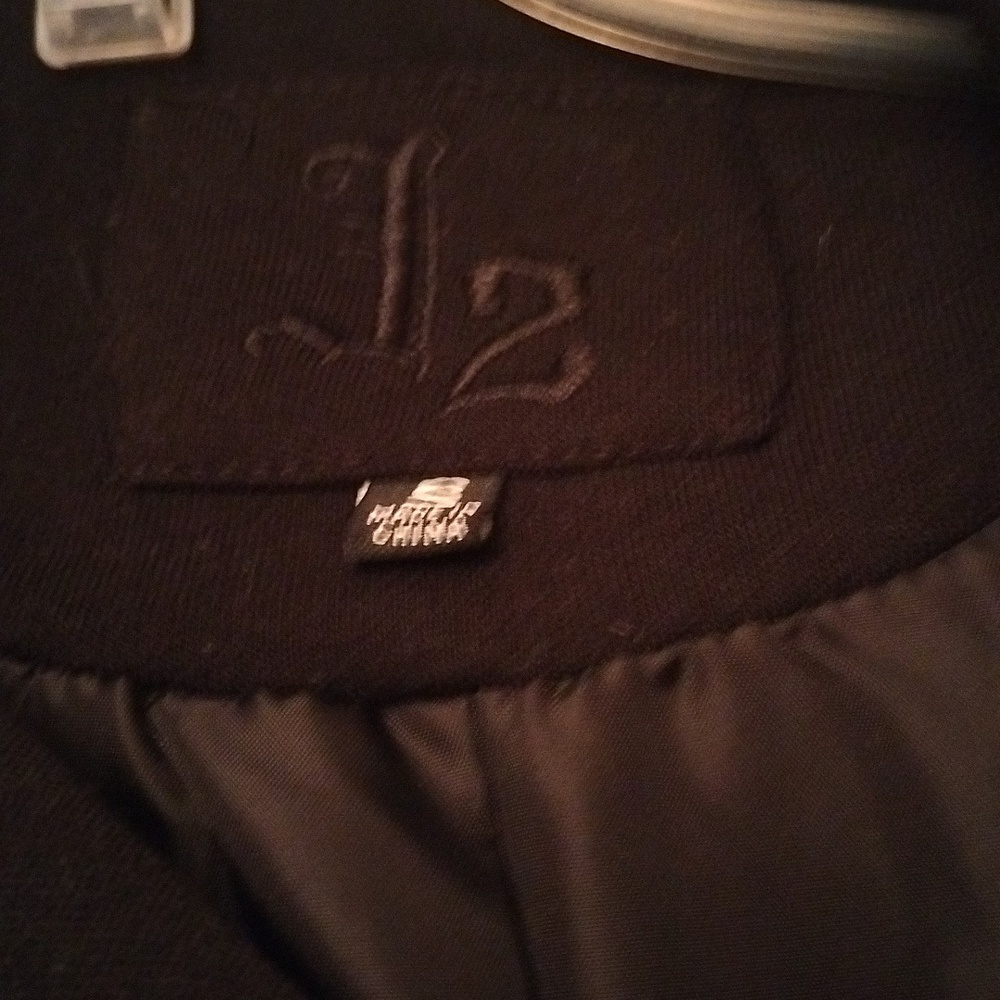 Women's black, light weight pea coat - Picture 3 of 3
